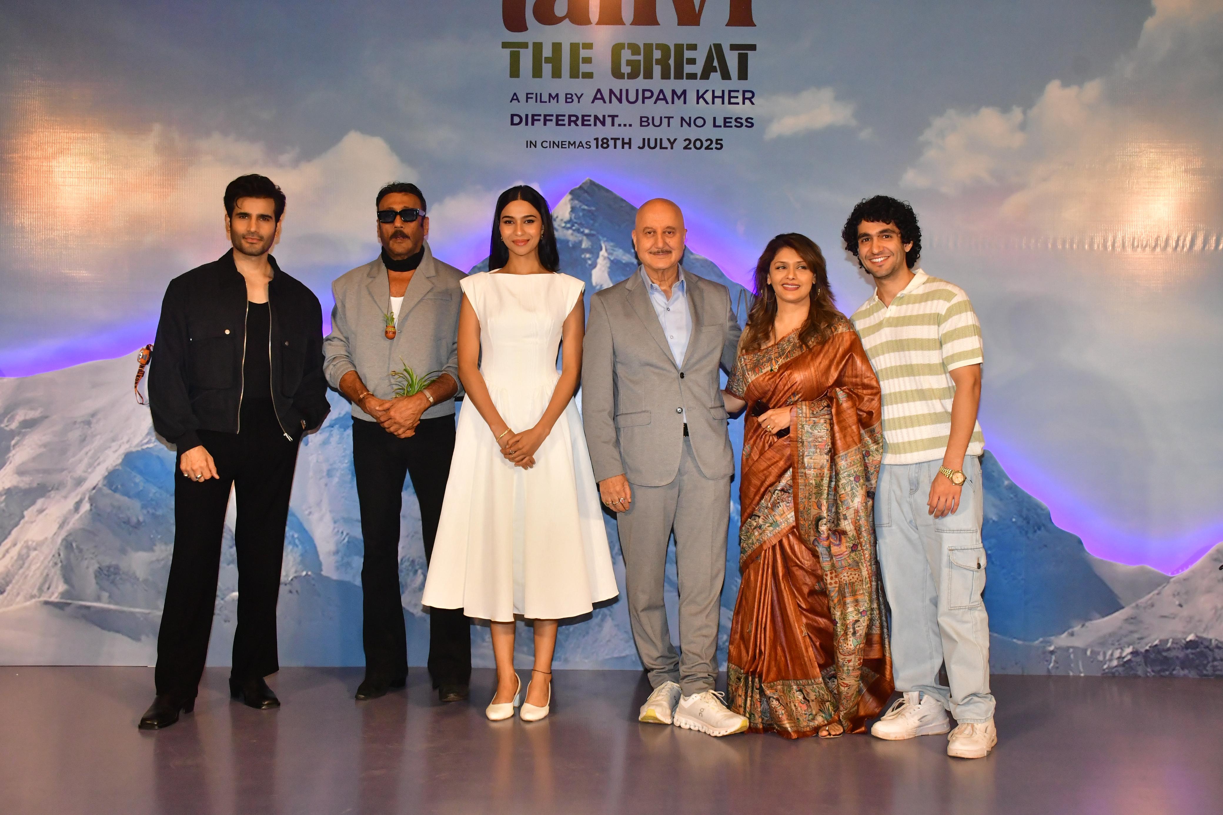 The team of Tanvi the great came together for the trailer launch of their upcoming film held in the city today.
